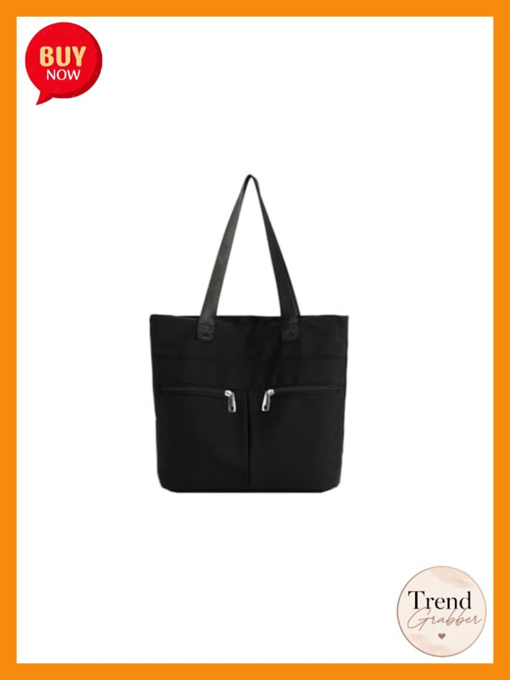 Waterproof Oxford Tote Bag Large Capacity Hobo Shoulder Bag Multi-Pocket